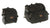 2.2 bag (new 2.3 is similar in size to the 2.2) on the left and 6.8 bag on the right (black & gray color scheme shown).