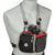 Hydra Harness shown with optional gear including a GPS watch, smartphone & water pouch.