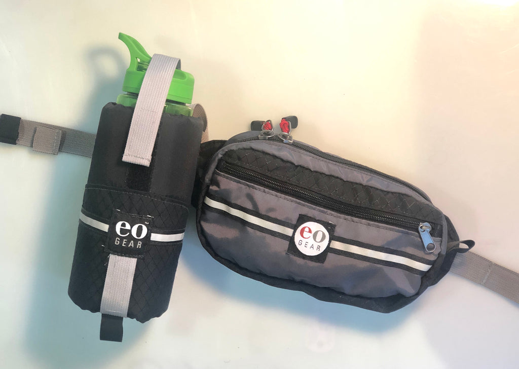 Add an optional pouch to hold a bike-size (700 mL) bottle.
