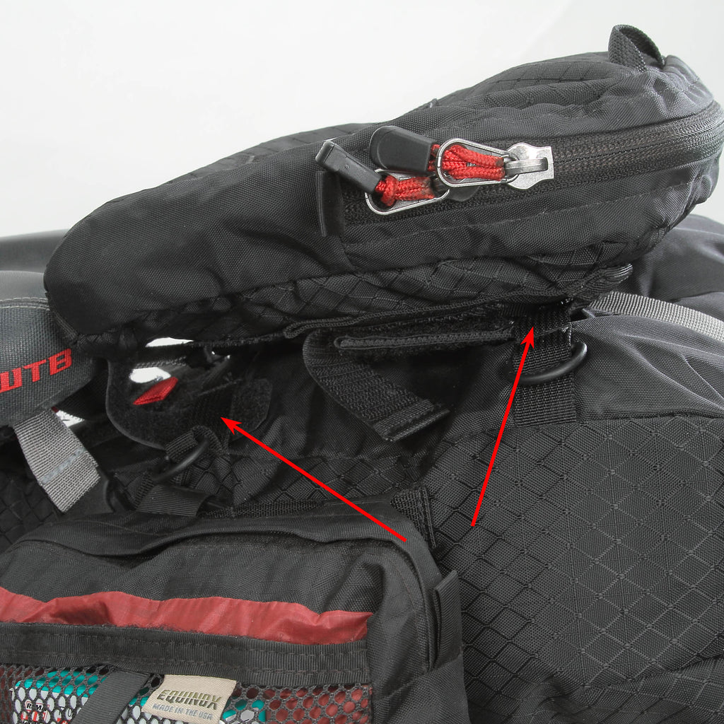 The 2.5 Pocket attaches in four places for maximum stability (two on each side).