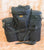 Lens pouches can be attached to either side of a holster case (C640 shown) and stabilized with a Y208 strap. Feed the strap through the webbing slot, which is right below the label.
