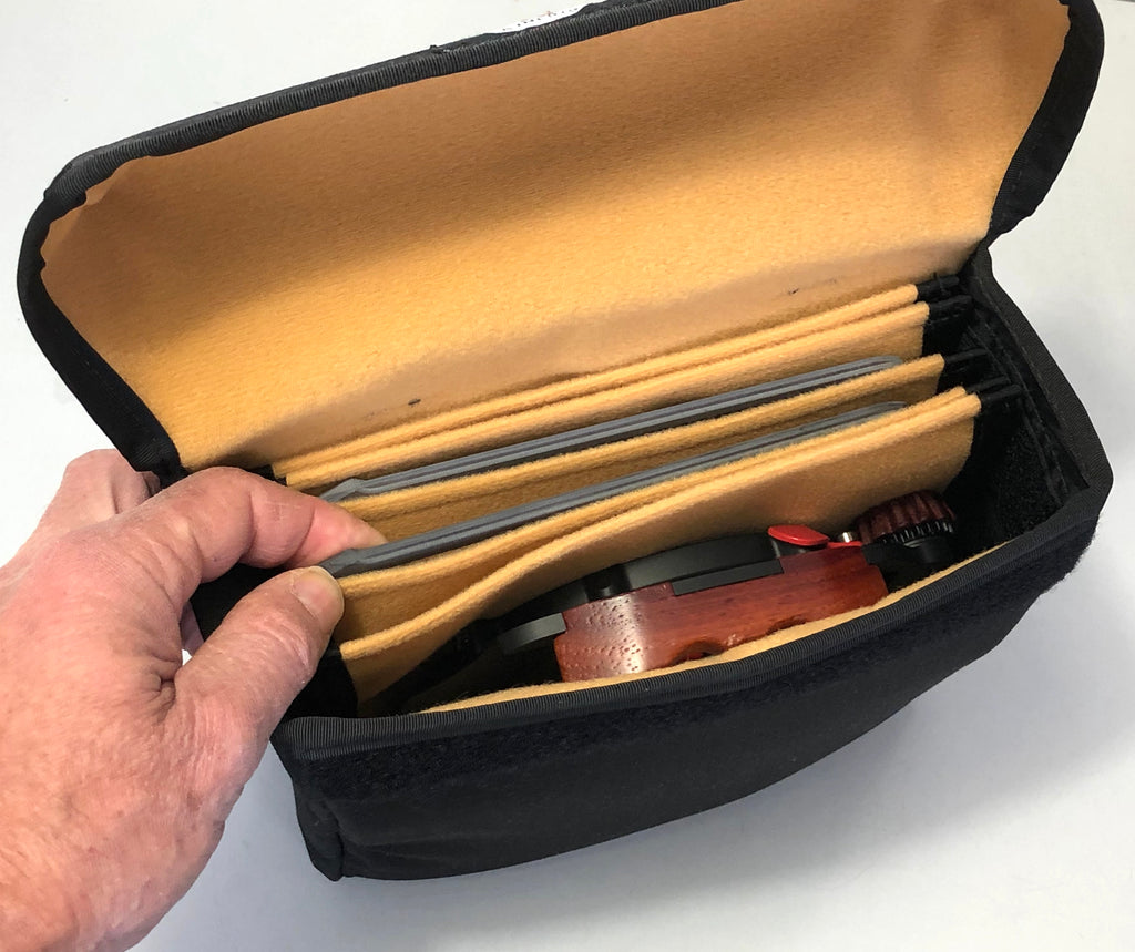 The back half of the pouch holds up to five filters.