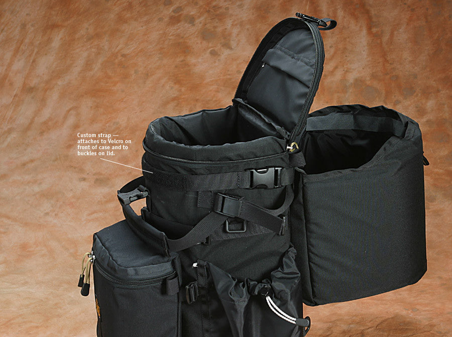 Long lens case buckles. The style found on current L127s, L128s and all long lens cases is the “Stealth A.”