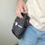 Attach to your pants belt (shown) or any Kinesis belt. Yes, eoGEAR & Kinesis or cross-compatible!