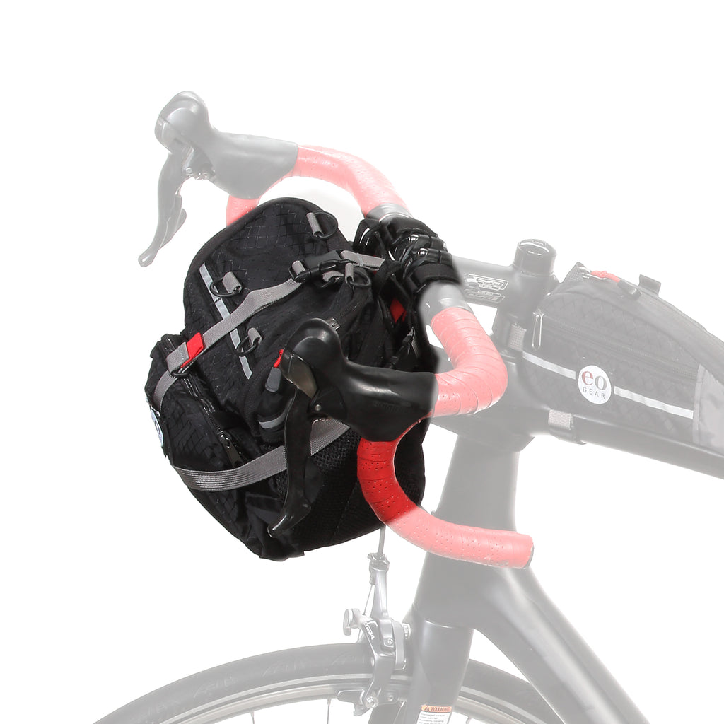 6.8 bag mounted to the Soft-side Handlebar Adapter