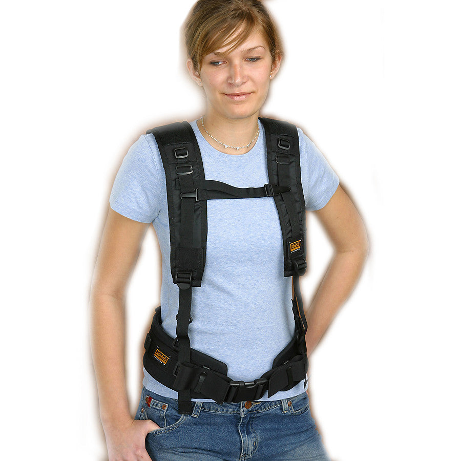Y-Harness with waist belt (belt not included)