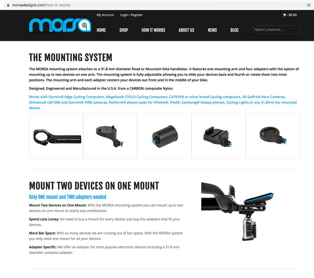 Consider a Morsa mounting arm for both your GPS and your light & angle it up above your handlebar bag.