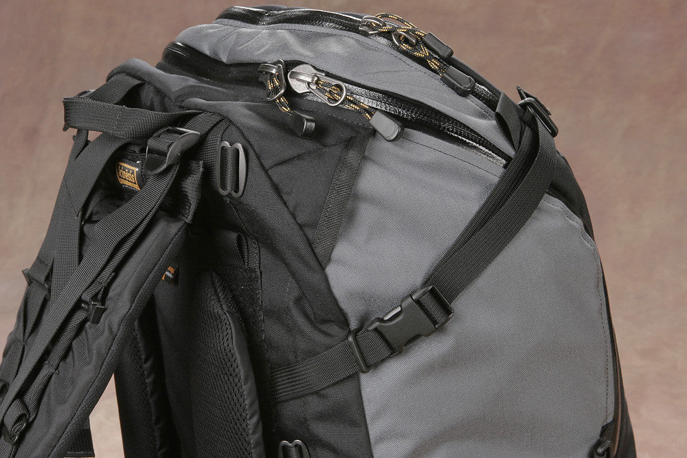 Journeyman with harness & lifter straps, side view