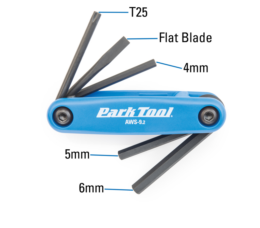 Park Tool Fold-up Hex Wrench Set