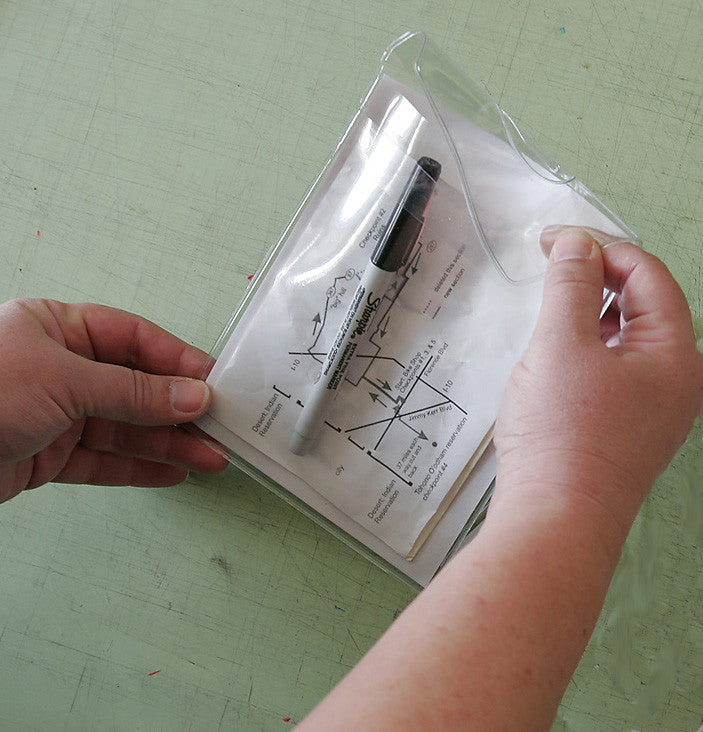 Vinyl Cue Sheet / Map Envelope