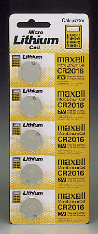 CR2016 Lithium Coin Cell Battery